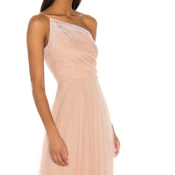 SAU LEE Blanche Dress - Nude/Mauve - Picture 3 of 9